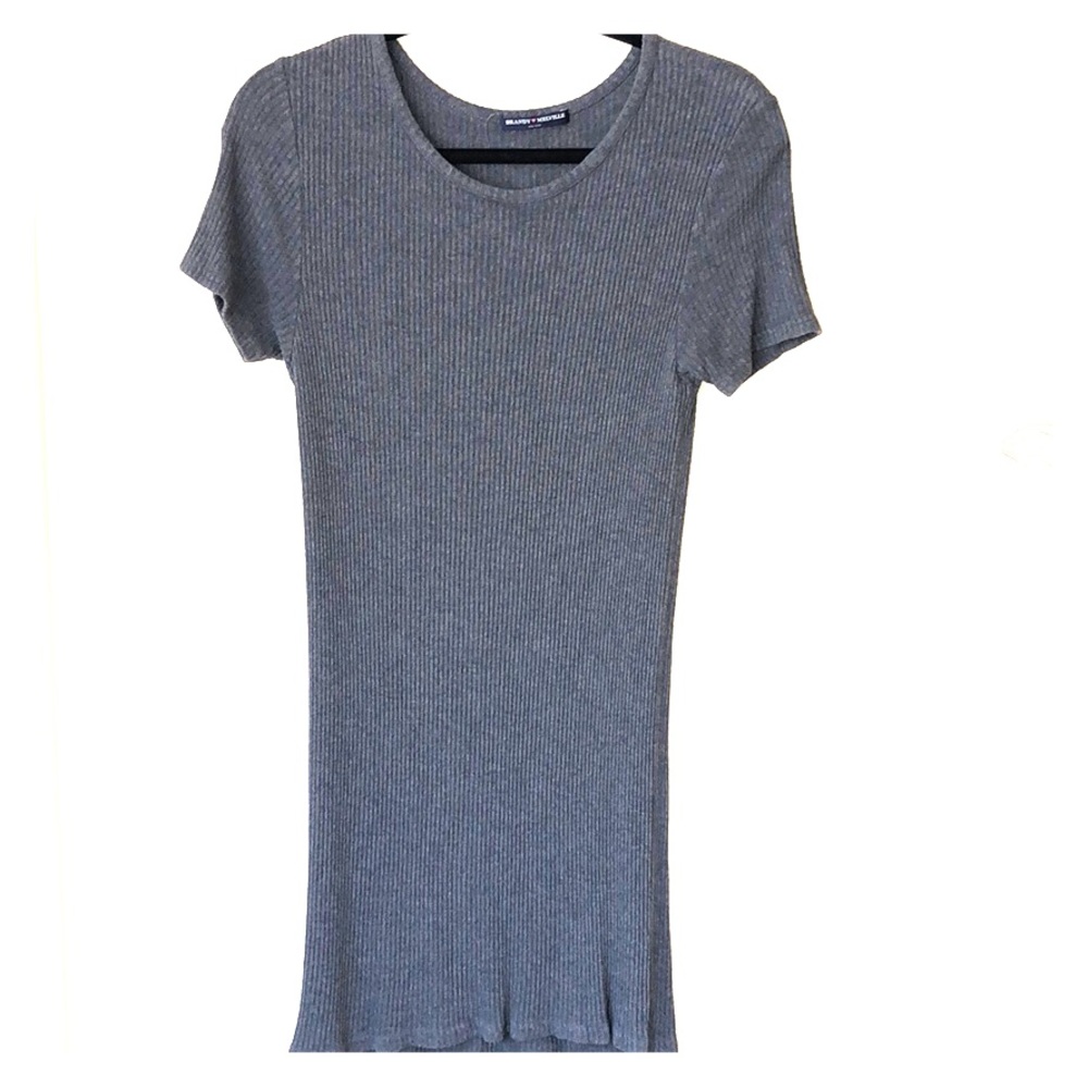 Brandy Melville Ribbed T-shirt Dress